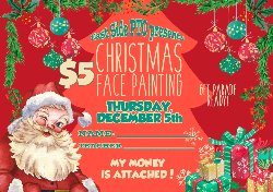 PTO Christmas Face painting